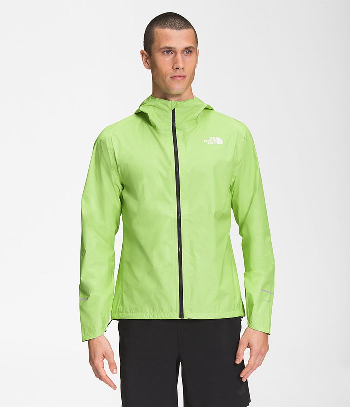 The North Face Rain Jacket First Dawn Packable Green - Mens - Thailand ELNMR-3756
